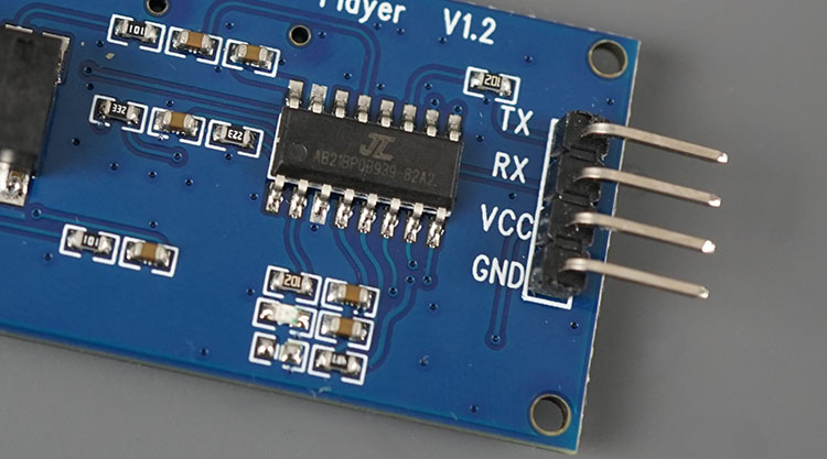 YX5300 YX6300 MP3-плеер модуль распиновка