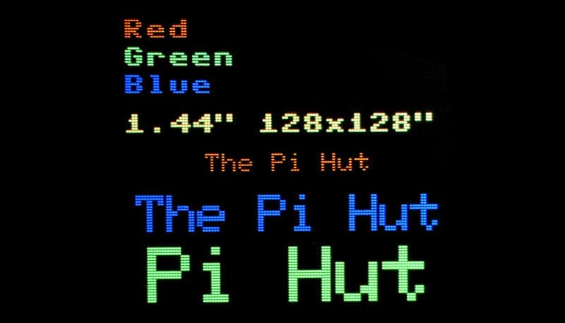 Пример расширенного текста на Raspberry Pi Pico LCD