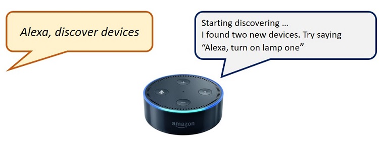 Alexa обнаруживает устройства ESP