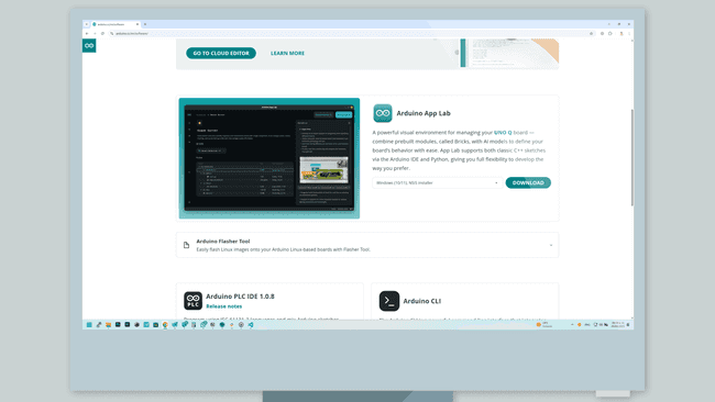 Установка Arduino App Lab