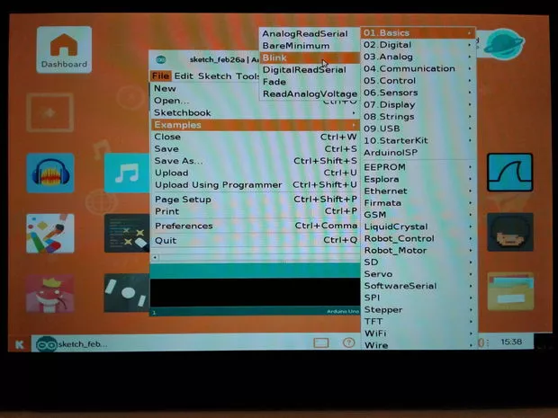 Скетч Blink — шаг 4