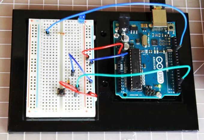 Arduino подключение к макетной плате