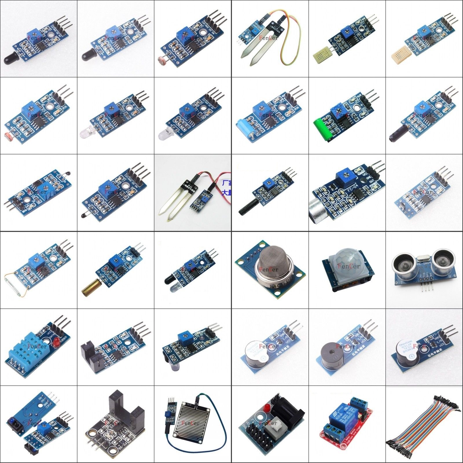 Наборы датчиков и модулей Arduino