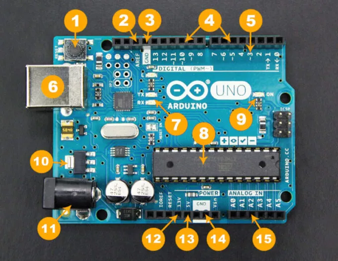 Детали Arduino Uno
