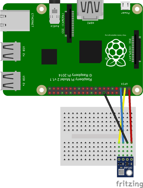 Подключение BMP180 к Raspberry Pi