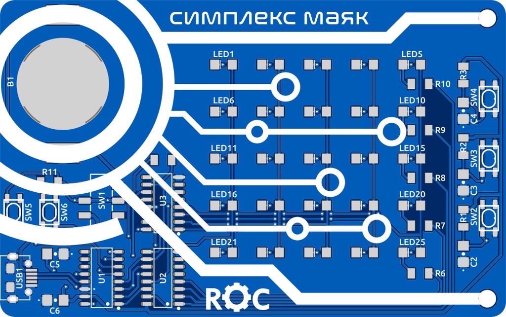 Монтажная схема Симплекс маяк