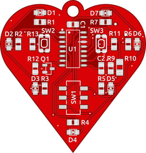 Схема платы Светлое Сердце SMD