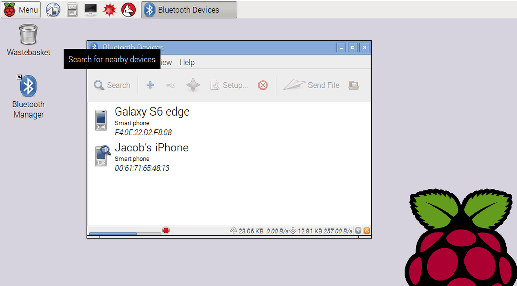 Поиск Bluetooth-устройств в радиусе действия