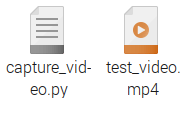 Файлы в папке после записи видео Picamera2 Python