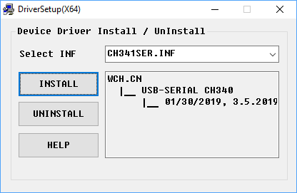 Драйвер CH340 для Windows