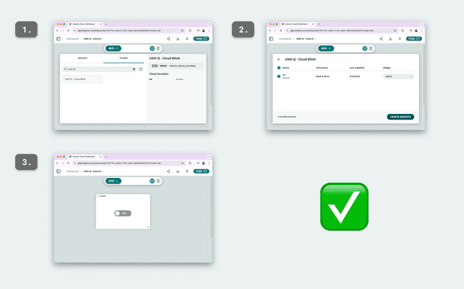 Панель управления Arduino Cloud