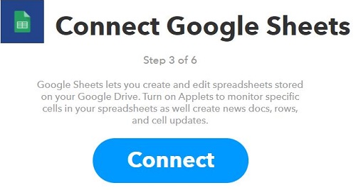Connect Google Sheets