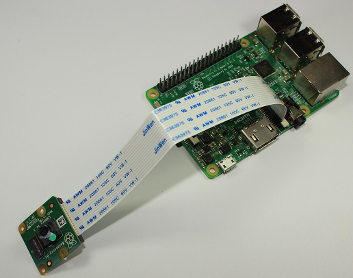 Подключение модуля камеры к порту CSI Raspberry Pi