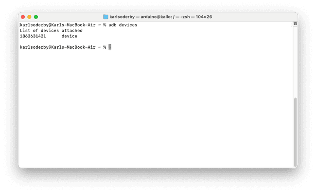 Подключённые устройства