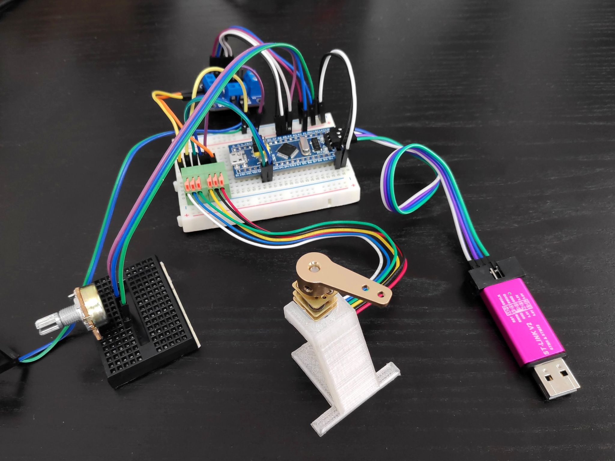 Самодельный сервопривод на STM32 и N20