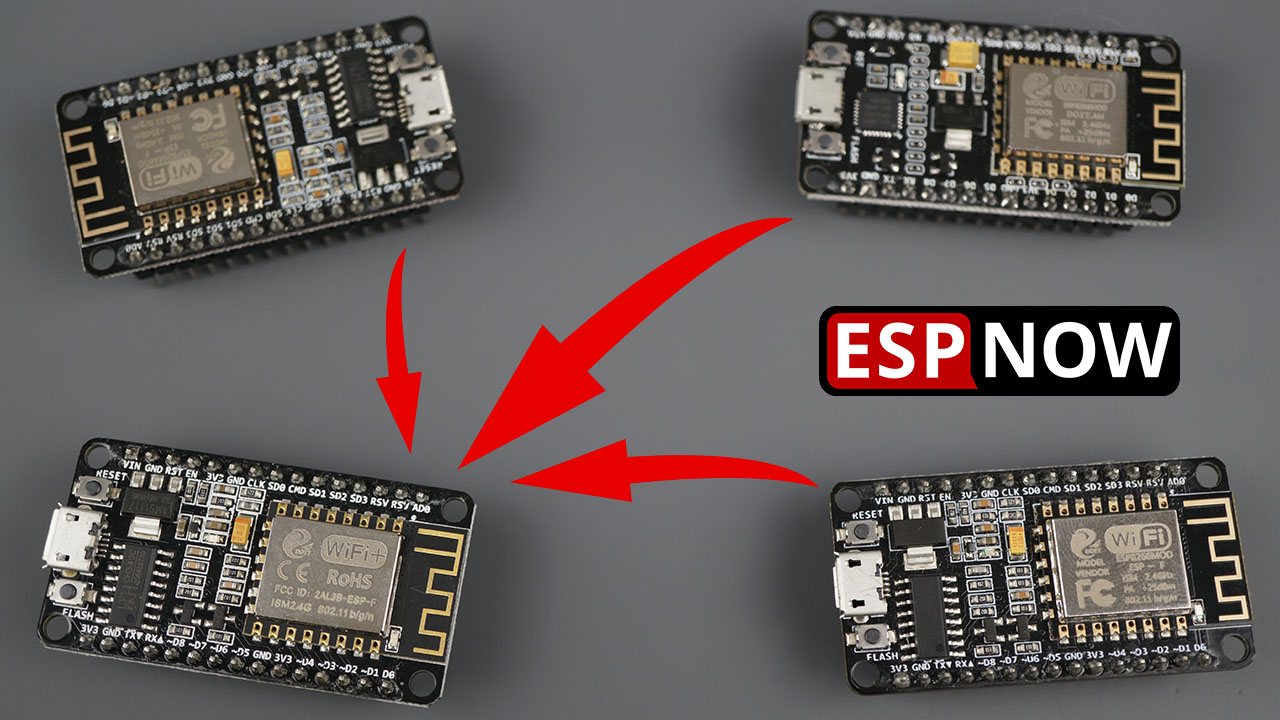 ESP-NOW с ESP8266 NodeMCU прием данных от нескольких плат много-к-одному Arduino IDE