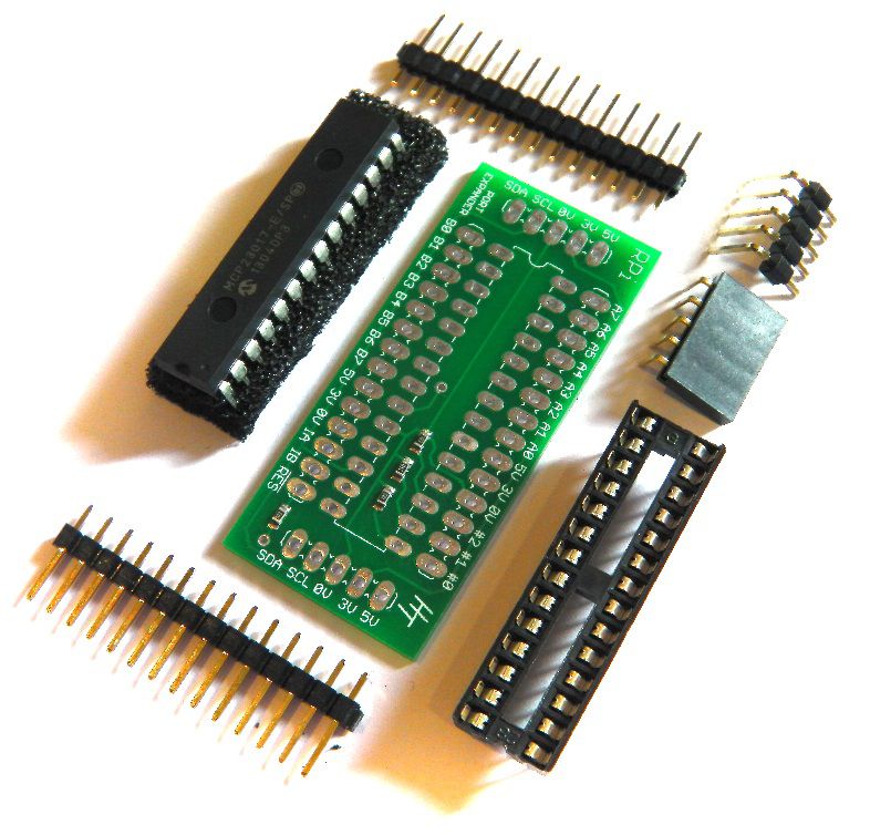 Руководство по сборке набора расширителя портов RPi MCP23017