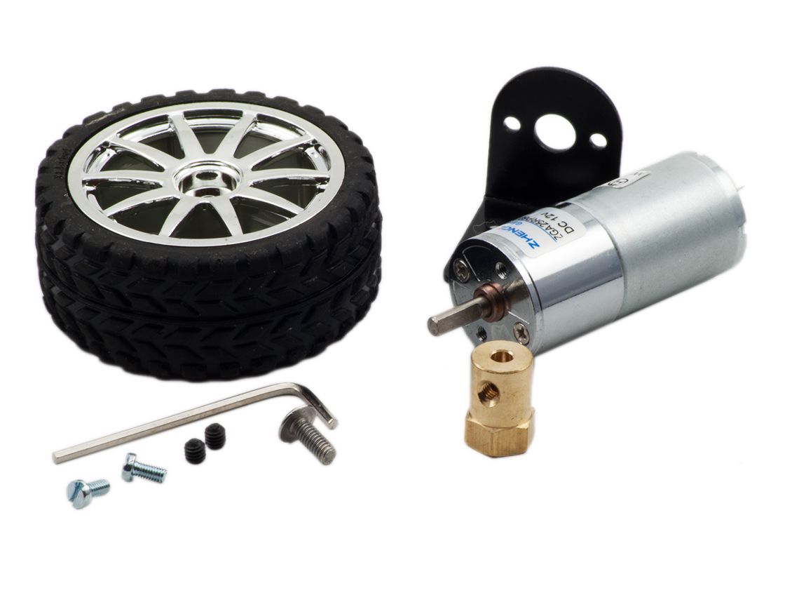 Двигатели постоянного тока, сервоприводы и шаговые двигатели