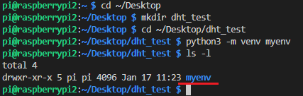 Создание виртуального окружения Python на Raspberry Pi