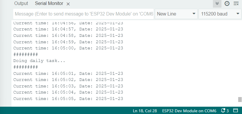 ESP32 ESP8266 NodeMCU запуск ежедневной задачи Arduino IDE демонстрация