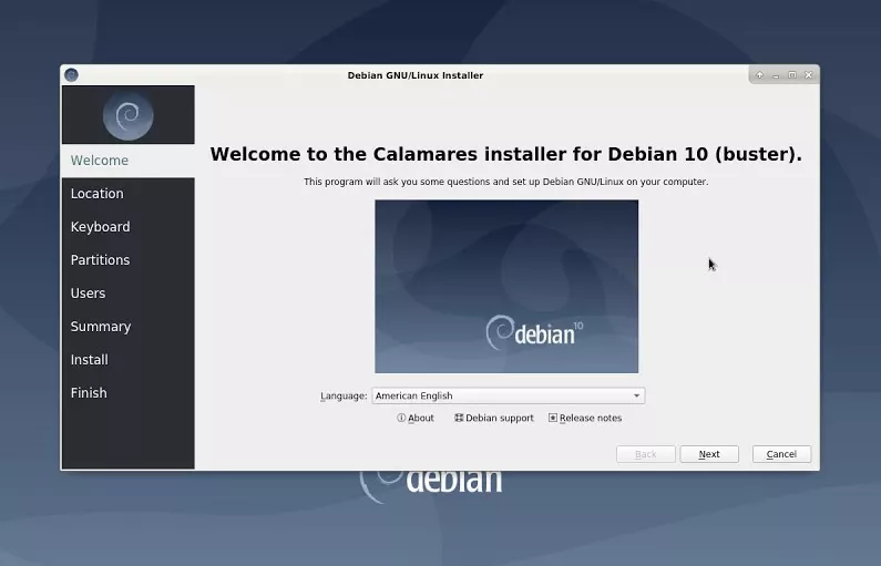 Debian Buster Linux