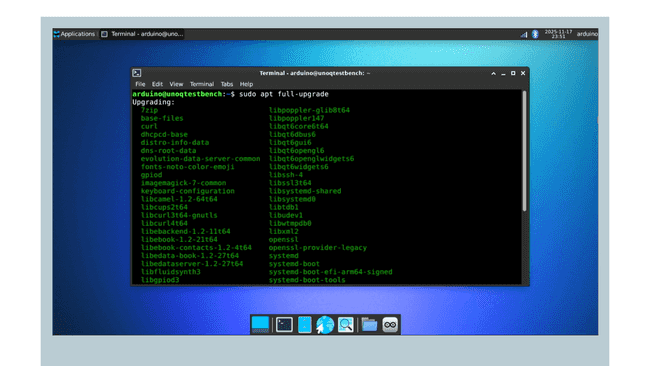 Обновление списков пакетов (4)