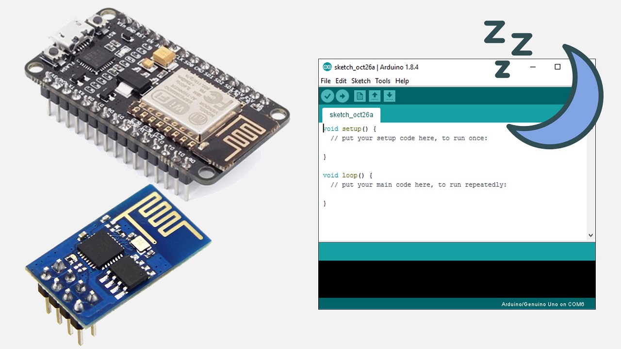 ESP-01 ESP8266 NodeMCU глубокий сон с Arduino IDE