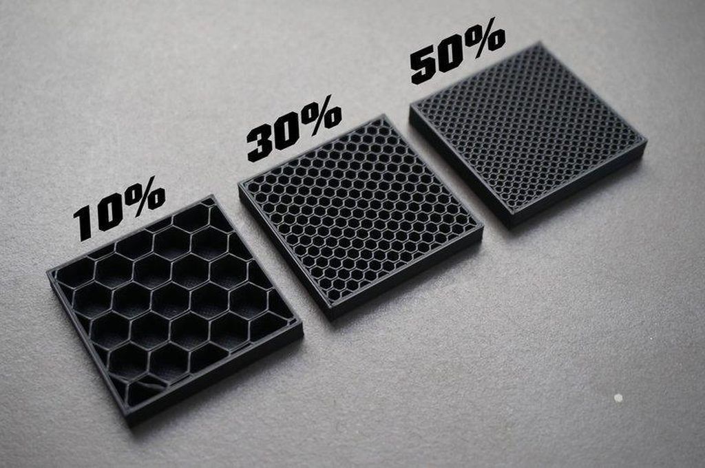 3D-печать плотность заполнения