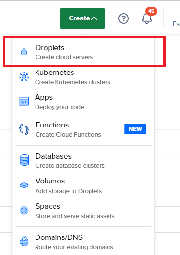 Создание Droplet на Digital Ocean для MQTT-брокера Mosquitto