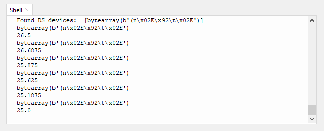 Показания температуры DS18B20 MicroPython с ESP32 и ESP8266