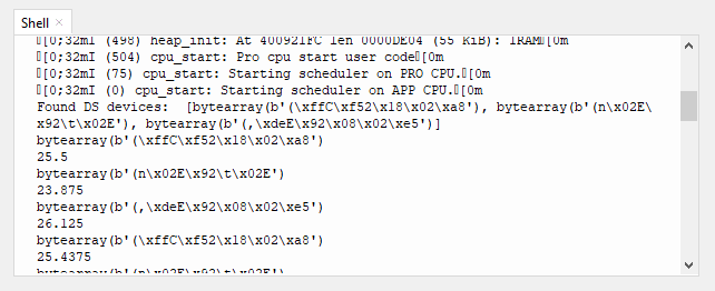 Показания температуры нескольких датчиков DS18B20 MicroPython с ESP32 и ESP8266