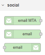 Узлы email в Node-RED