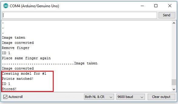 Монитор порта — отпечатки совпали