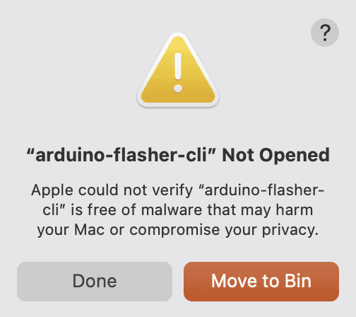 Ошибка при запуске из Finder