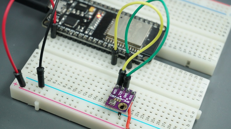 MicroPython BME280 с ESP32 и ESP8266 необходимые компоненты