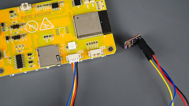 ESP32 CYD Cheap Yellow Display - подключение датчика BME280 через JST разъём