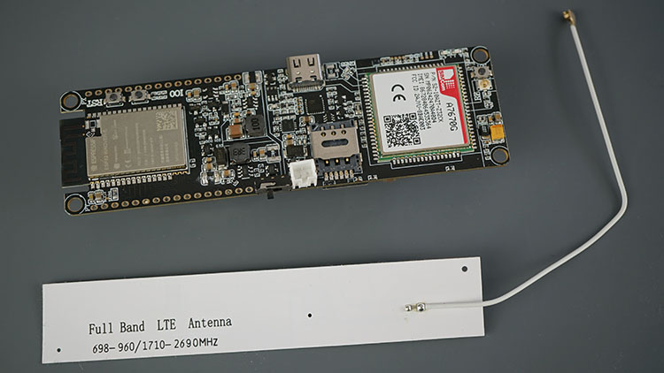 Плата ESP32 LILYGO TTGO T-A7670G с полнодиапазонной LTE антенной