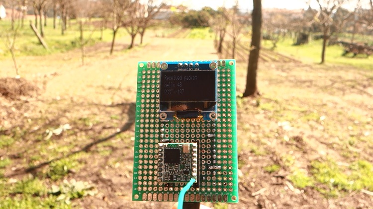 ESP32 LoRa в полевых условиях
