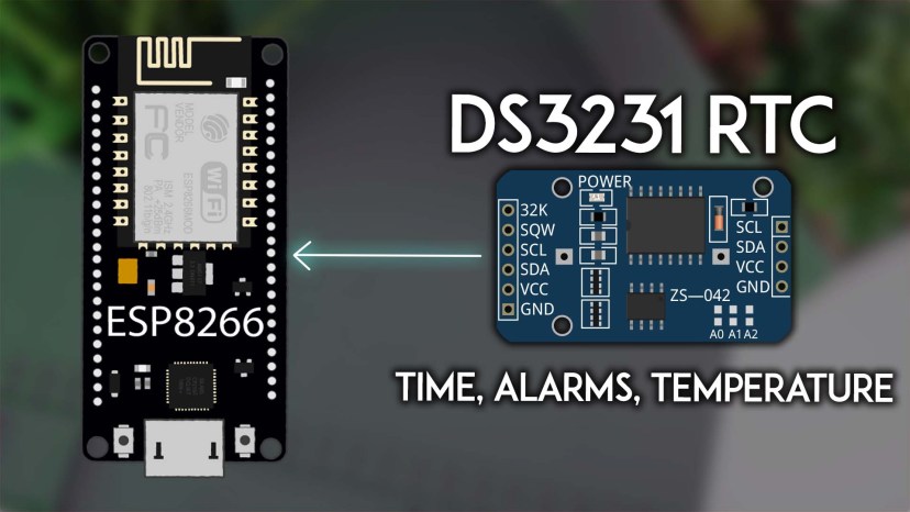 ESP8266 NodeMCU с модулем часов реального времени DS3231 (RTC) — получение времени и настройка будильников