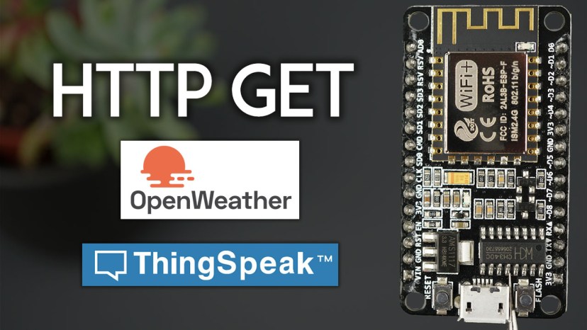 ESP8266 NodeMCU HTTP GET с Arduino IDE OpenWeatherMap ThingSpeak