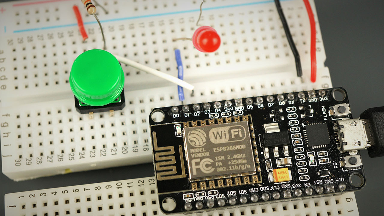 ESP8266 NodeMCU чтение входов управление выходами Arduino IDE