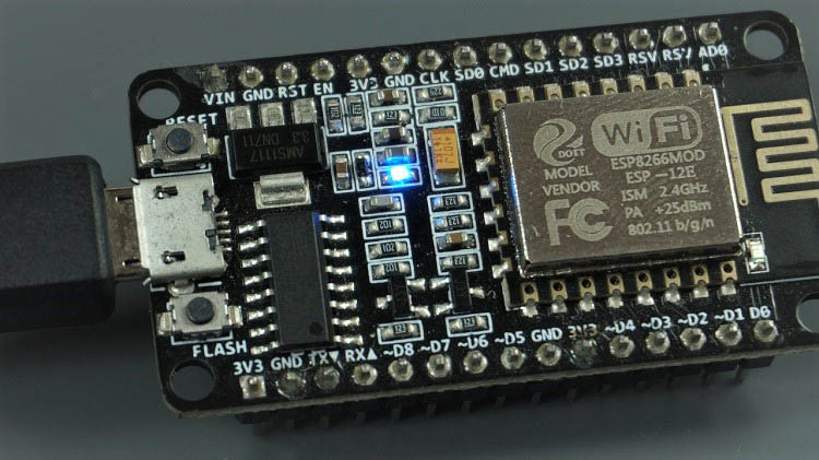 Встроенный LED ESP8266 NodeMCU