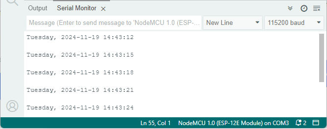 ESP8266 с модулем RTC, установка и получение времени