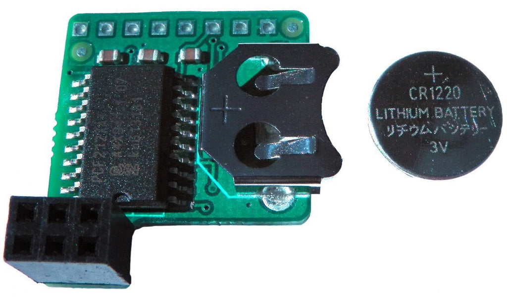 Рисунок 1. Установка батарейки в RasClock