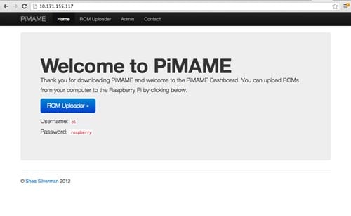 Как установить игровые ROM-файлы в PiMAME
