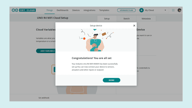 Завершение настройки