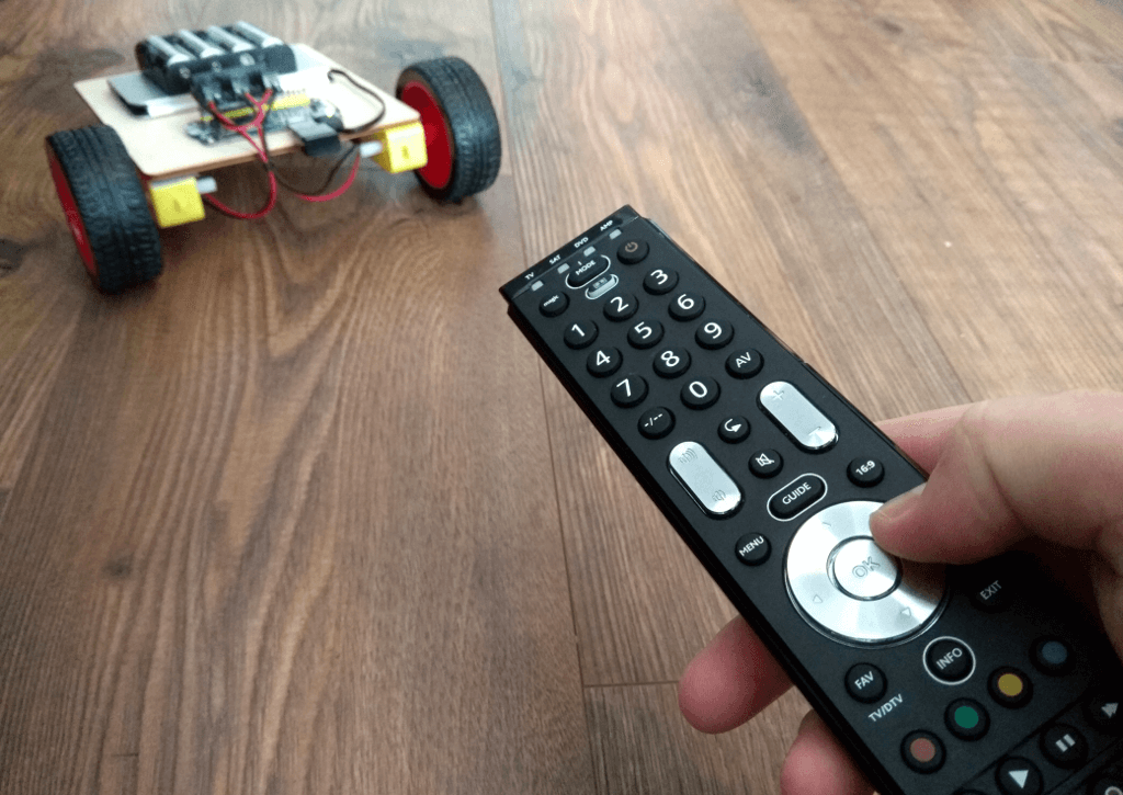 Дистанционное управление роботом через FLIRC