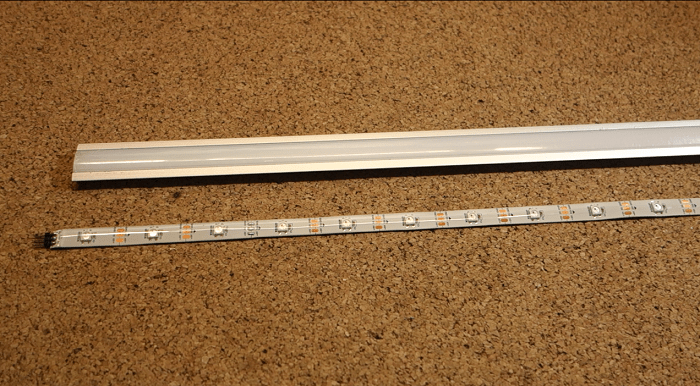 Корпус для светодиодной ленты WS2812B