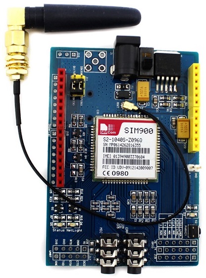 SIM900 GSM GPRS Shield — внешний вид