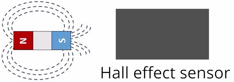 Принцип работы датчика Холла ESP32 с магнитом